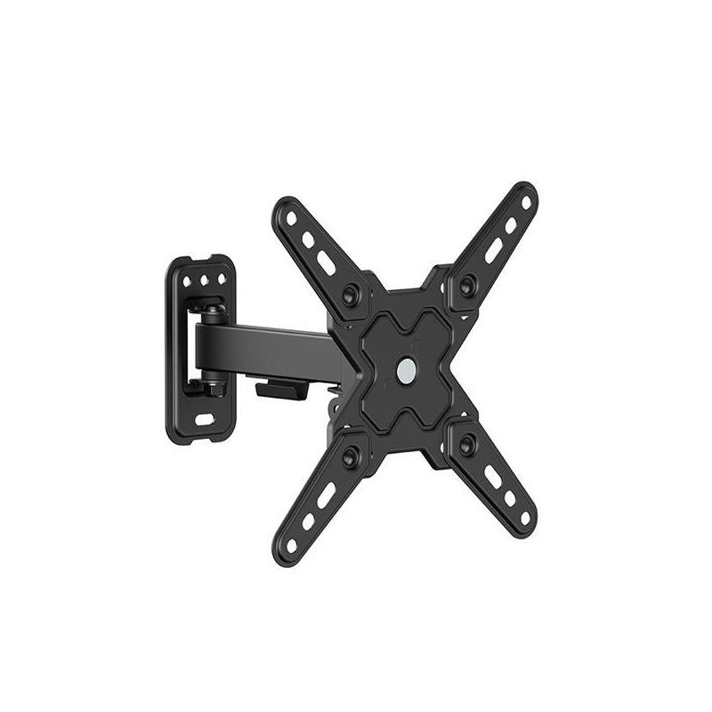 Cromad Soporte De Pared Con Brazo Articulado Para Tv De 13"-43" - Giratorio, Inclinable Y Extensible - Peso Max 20kg -