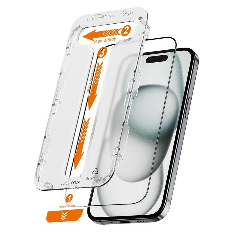 Crong Easyshield 2-Pak Do Apple Iphone 16/Iphone 15 (2 Sztuki)