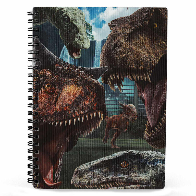Cuaderno 3d Selfie Jurassic World