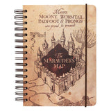 Cuaderno A5 Mapa Del Merodeador Harry Potter