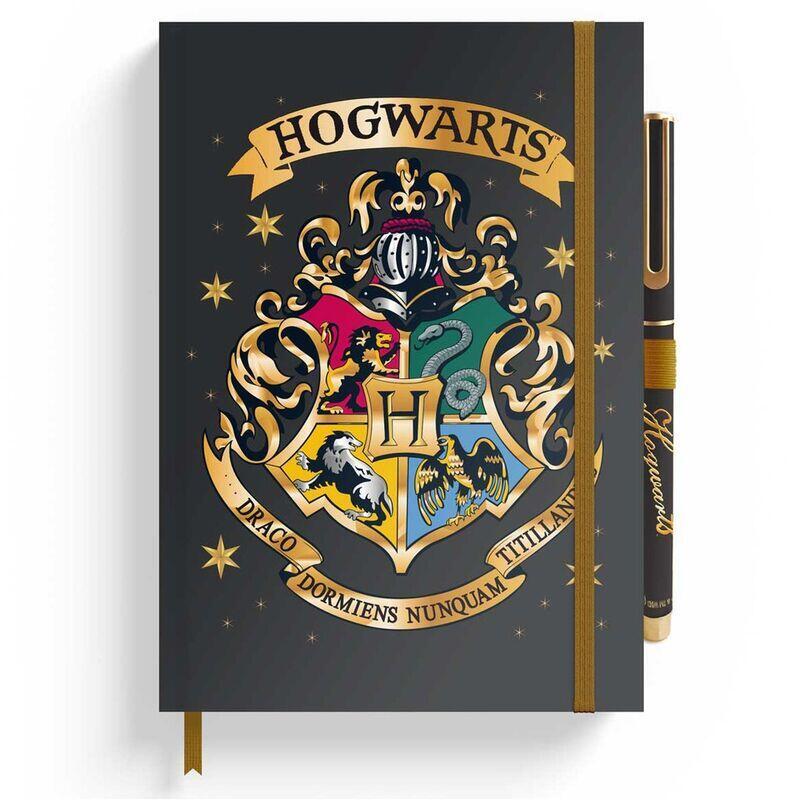 Cuaderno A5 Premium + Boligrafo Hogwarts Harry Potter