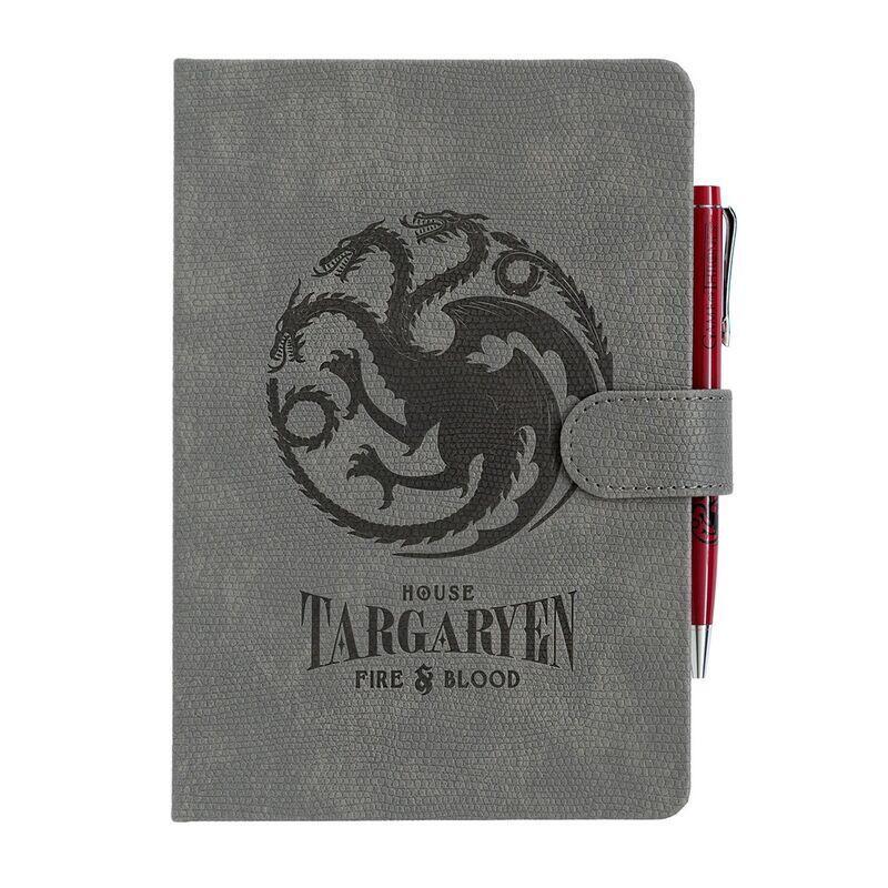 Cuaderno A5 Premium + Boligrafo Targaryen Juego De Tronos