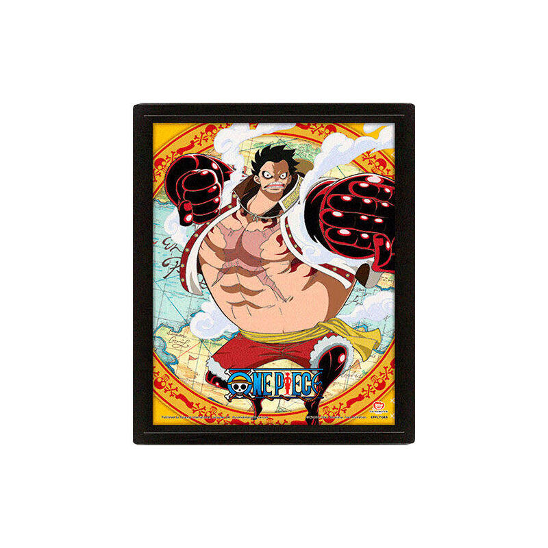 Cuadro 3d One Piece 4th Gear Flip