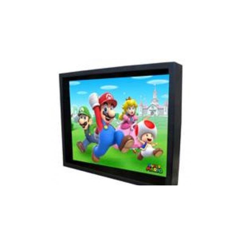 Cuadro 3d Super Mario Group Run