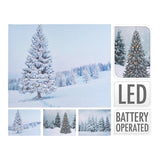 Cuadro Decorativo Con Led 50x1,5x40cm Modelo Arboles