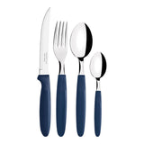 Cubertería 25 Piezas Ipanema Mango Azul