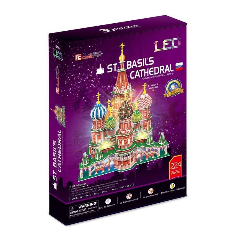 Puzzle 3d Led Katedra Sw. Bazylego