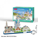 Cubicfun Puzzle 3d City  Line Bavaria