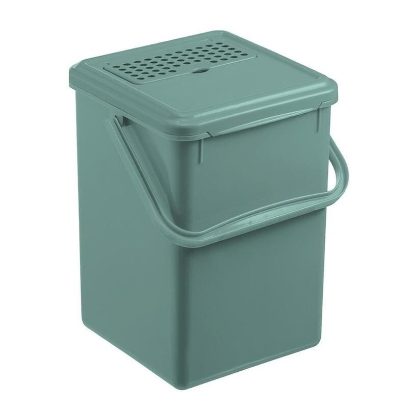 Cubo Compost 9l Con Filtro Carbón Verde Muérdago Bio