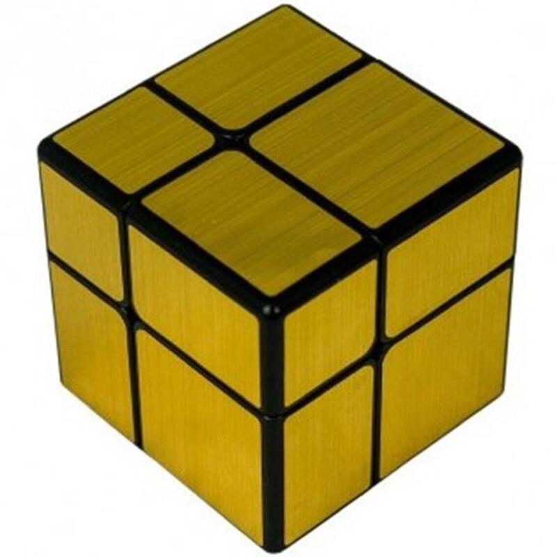 Cubo De Rubik Qiyi Mirror 2x2 Oro.