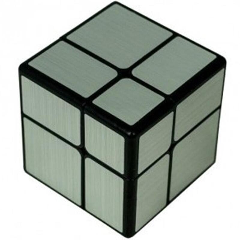 Cubo De Rubik Qiyi Mirror 2x2 Plata.