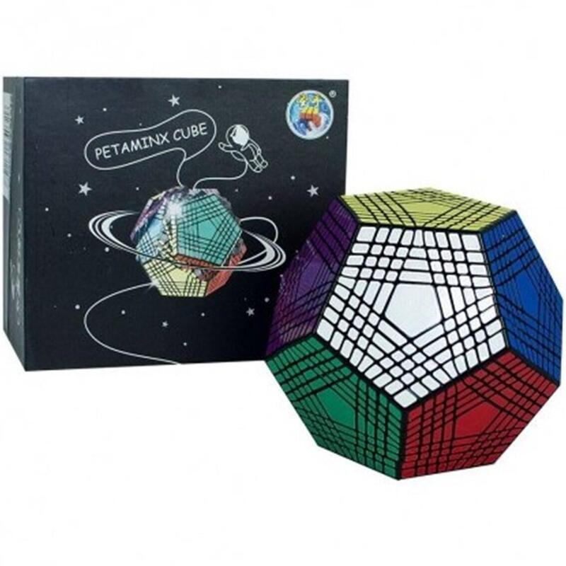 Cubo De Rubik Shengshou Petaminx Dodecaedro 9x9 Negro.