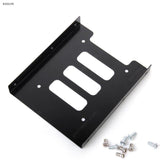 Cubra El Disco Duro Ssd Hdd De 2,5 Pulgadas Al Soporte De Montaje De Bandeja Bahía De Acero Sólido De 3,5 Pulgadas
