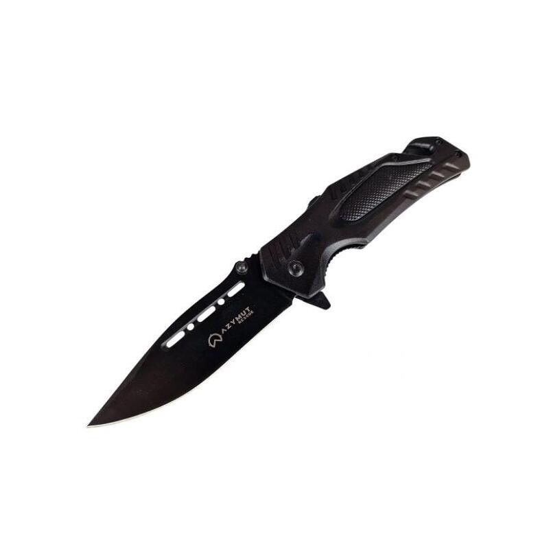 Cuchillo De Rescate Azimuth + Cortadores De Cinturones De Seguridad + Rompeventanas + Funda