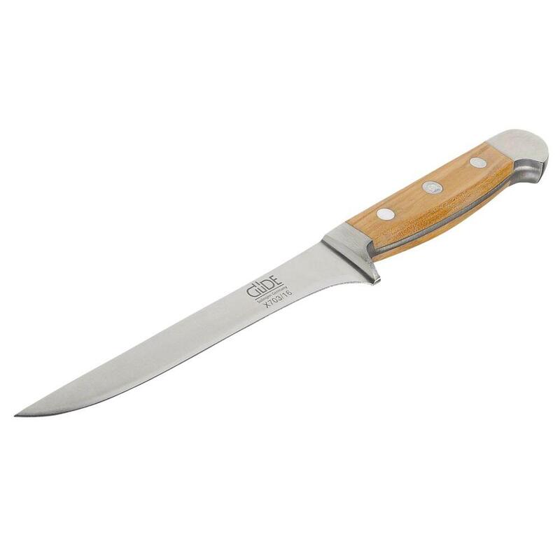 Cuchillo Deshuesador Alpha Gde 16 Cm Madera De Olivo