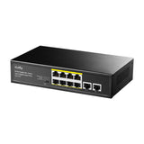 Cudy Gs1010p Switch Gigabit Poe+ De 8 Puertos Con 2 Puertos De Enlace Ascendente Gigabit