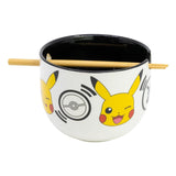 Cuenco Ramen Pokemon Black Logos