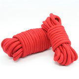 Cuerda De Bondage De Algodón 10 Metros Rojo