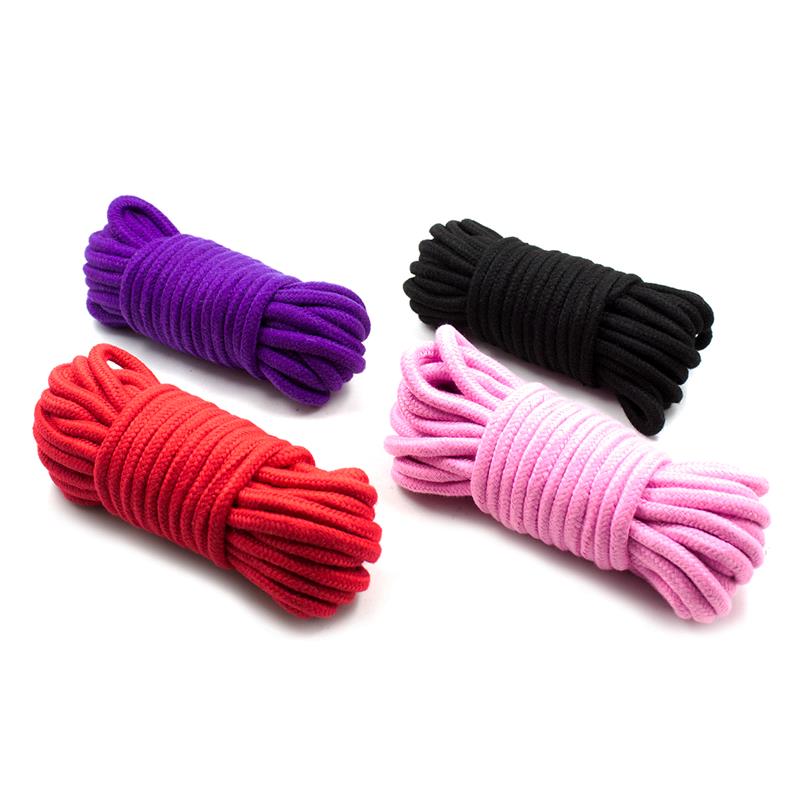 Cuerda De Bondage De Algodón 10 Metros Rojo