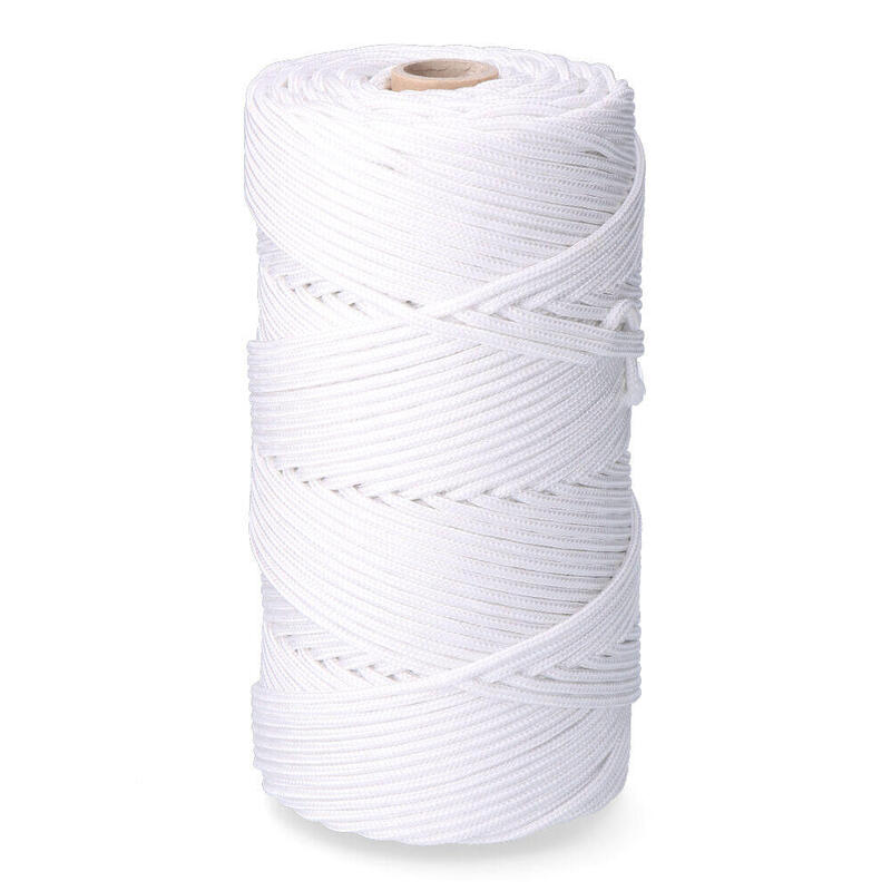 Cuerda Trenzada Pp Blanca 5 Mm X 200 M