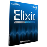 Cuerdas Para Guitarra Eléctrica Elixir Strings Con Recubrimiento Polyweb, Calibre Ligero (.010-.046)