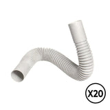 Curva Flexible Pvc Ø 20 Mm, 20 Unidades