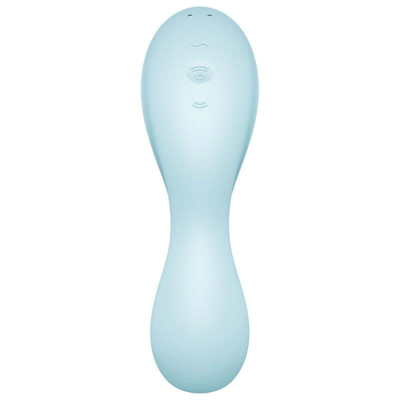 5 Estimulador Y Vibrador Satisfyer Curvy Trinity  - Azul