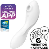 Satisfyer Curvy Trinity 5 Estimulador Y Vibrador - Blanco