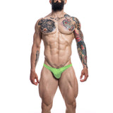 Cut4men - Tanga C4m03 Provocative Verde Neon Xl
