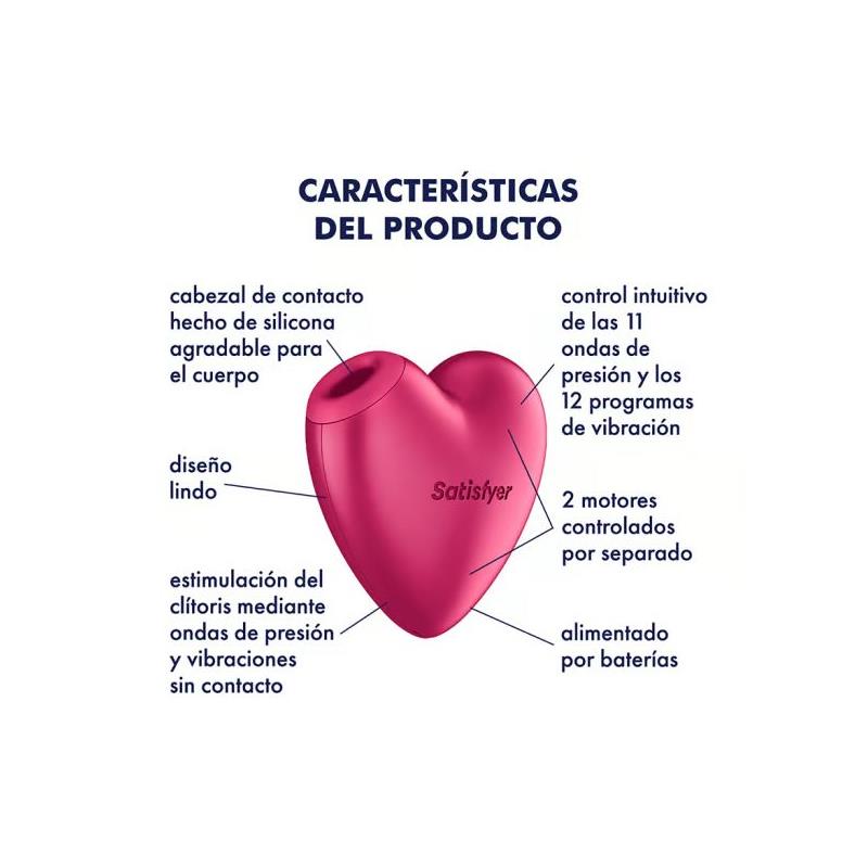 Cutie Heart Succionador De Clítoris Battery Series