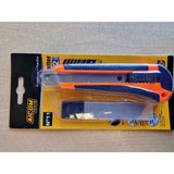 Cutter 18mm Con Bloqueo + 5 Cuchillas De Recambio  N°11