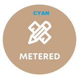Cyan Compatible Metered Color 550,560,570,C60,C70,7965-737k/34k