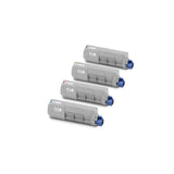 Cyan Regenerado Para Oki C612dn / C612n-6k 46507507