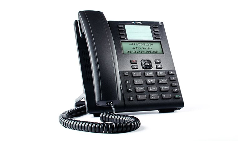 Mitel 80c00001aaa-A Teléfono Ip Negro Terminal Con Conexión Por Cable Lcd 9 Líneas