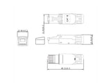 Value Feldkonfektionierbarer Rj-45-Stecker Cat.8 (Class I)