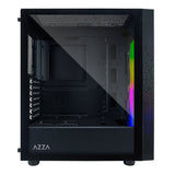 Caja Pc Azza Celesta 340f Gaming Miditower Negra Rgb