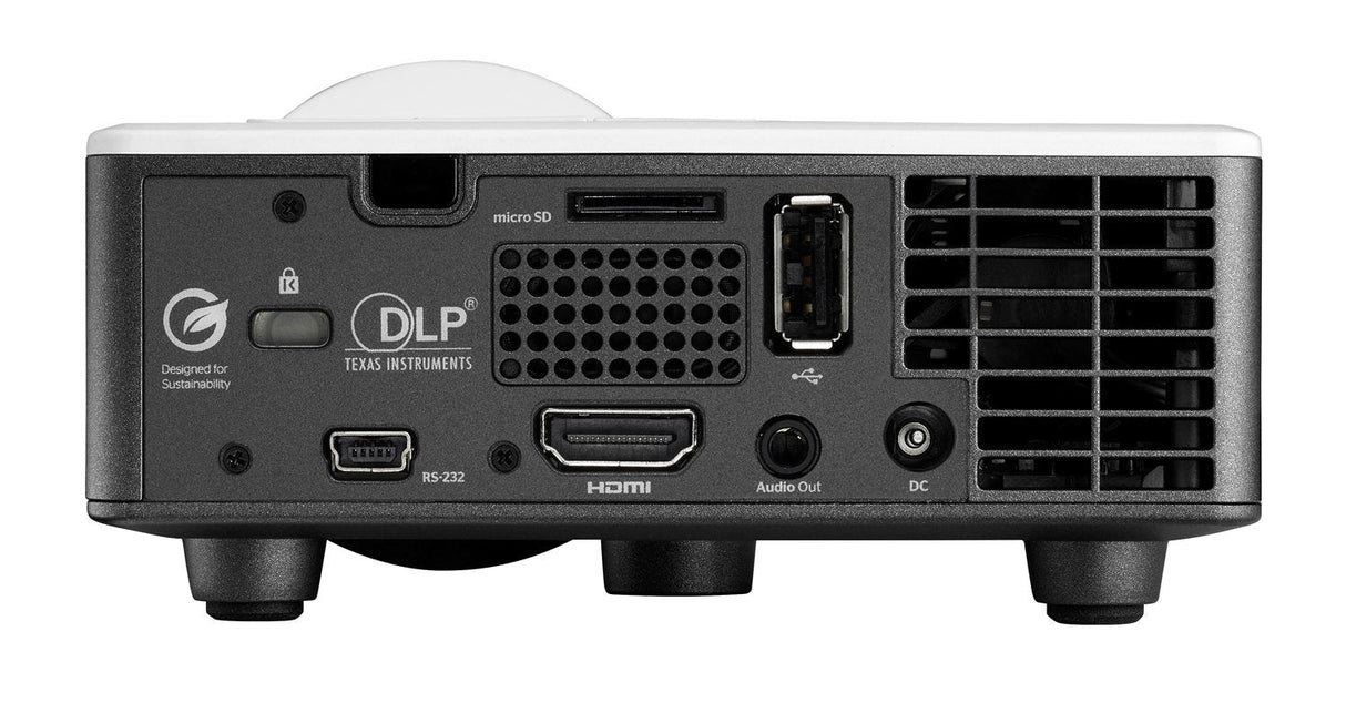 Optoma Ml1050sti Proyector Dlp Led 3d 1000 Lúmenes Wxga (1280 X 800) 16:10 720p Objetio Fijo Para Distancias Cortas Blanco Gris