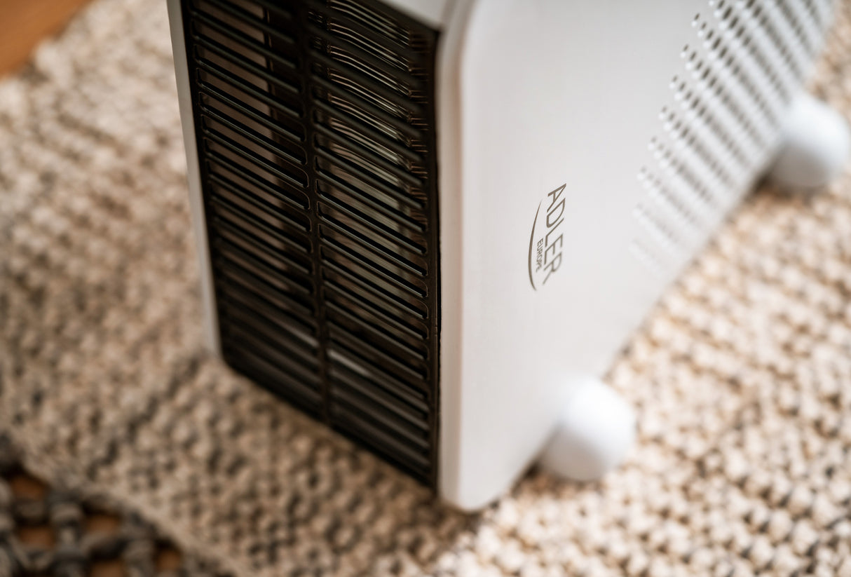 Adler Ad 7725w Calefactor Eléctrico Interior Blanco 2000 W Ventilador Eléctrico