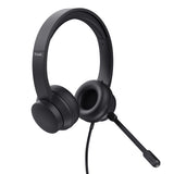 Auriculares Trust Hs-200 On-Ear 24186 Con Micrófono Usb Negros
