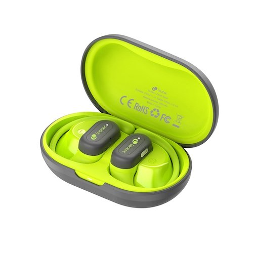 Leotec Earphones Open Air Zenith Sport Gris-Lima