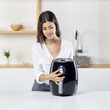 EAN 8432406730014 - Black & Decker BXAF2500E freidora Sencillo 2,5 L Independiente 1500 W Freidora de aire caliente Negro imagen 6