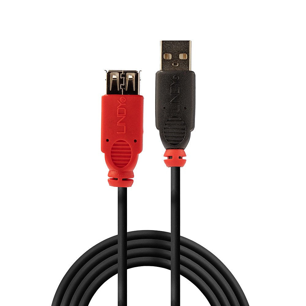 Cable Lindy 42817 Usb 5 M Usb 2.0 Usb A Alargo Negro