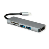 Estación De Acoplamiento Usb Tipo C 4k Hdmi 2x Usb3.2 Gen1 Tipo A Sd Microsd