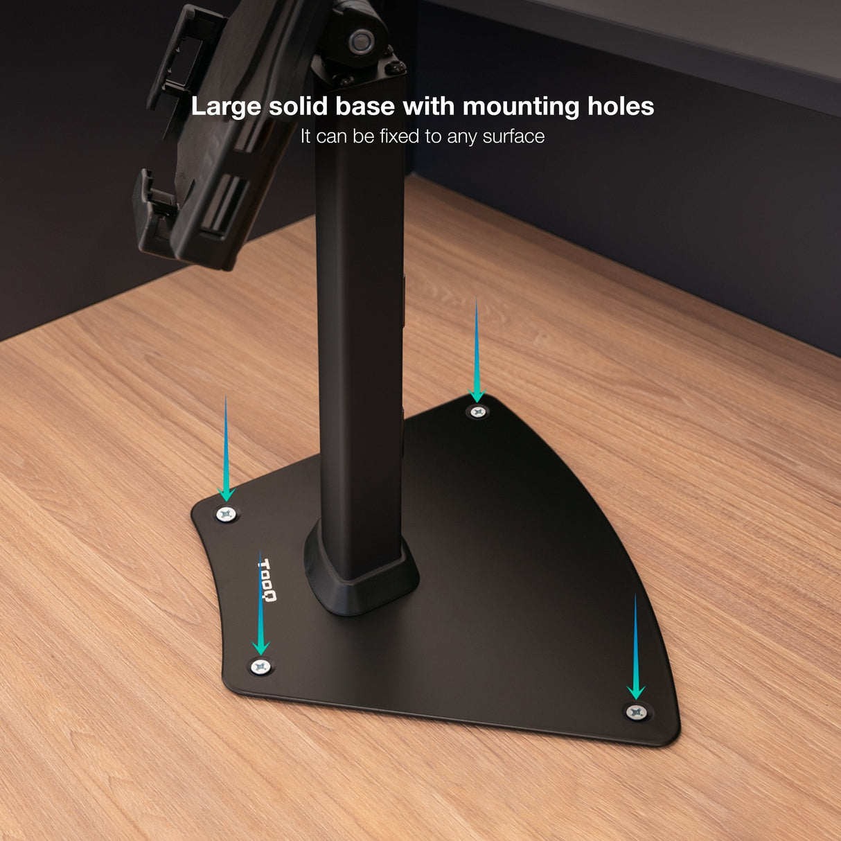 Tooq Soporte De Sobremesa Profesional Ajustable Para Tablet De Entre 7.9? A 10.5? - Incluye Candado Antirrobo -