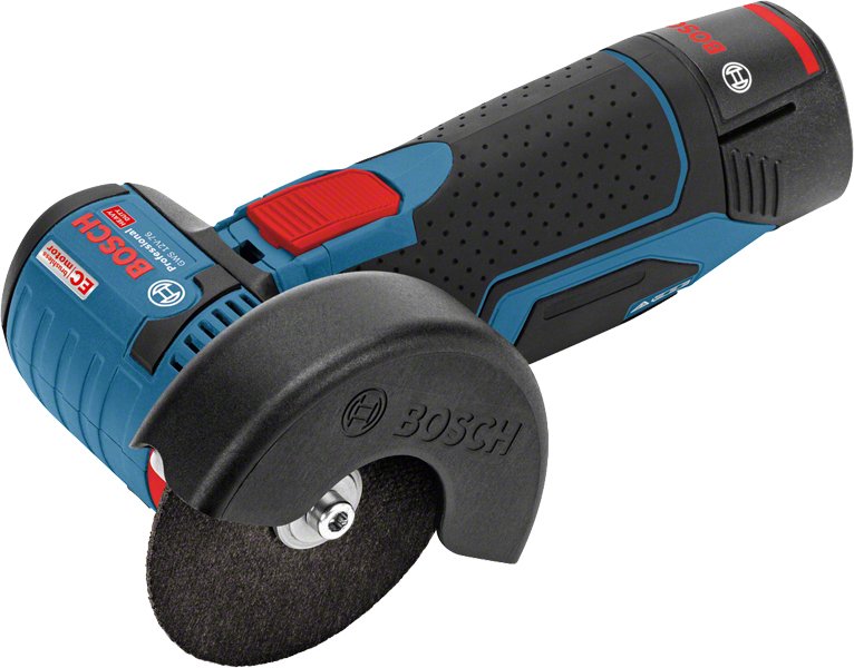 Amoladora Angular Inalámbrica Bosch Gws 12v-76 Professional, 12 Voltios (Azul/Negro, 2x Batería Li-Ion 3,0ah, En L-Boxx) 06019f200b