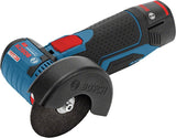 Amoladora Angular Inalámbrica Bosch Gws 12v-76 Professional, 12 Voltios (Azul/Negro, 2x Batería Li-Ion 3,0ah, En L-Boxx) 06019f200b