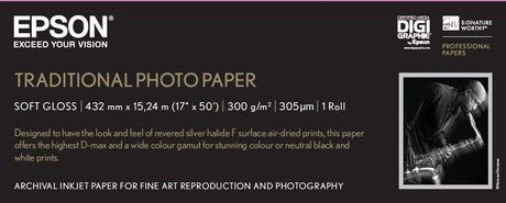 EAN 8715946394626 - Epson Traditional Photo Paper imagen 1