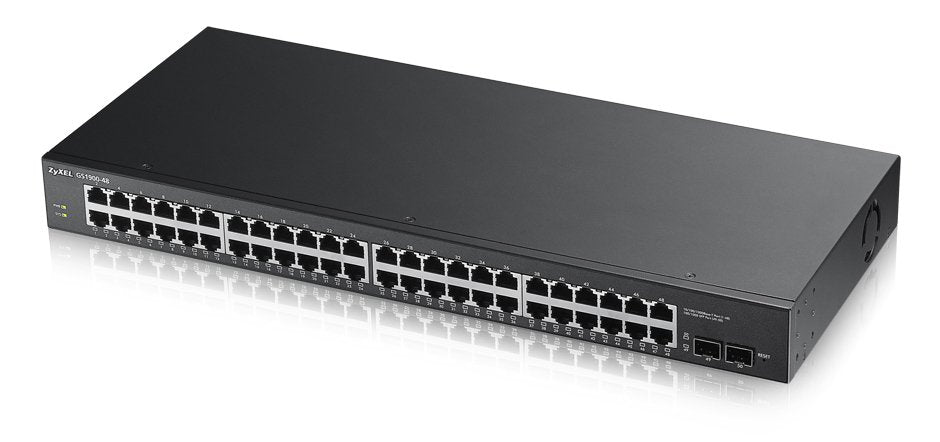 EAN 0760559129484 - Zyxel GS1900-48-EU0102F switch L2 Gigabit Ethernet (10/100/1000) Negro imagen 1