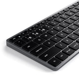 Satechi Slim X1 Teclado Oficina Bluetooth Qwerty Inglés Negro, Gris