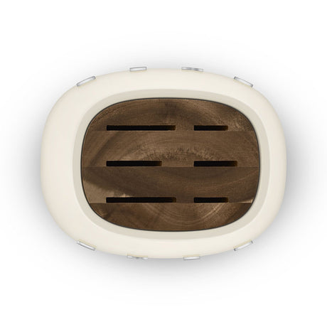 EAN 8017709344184 - Smeg KBSF02CR taco para cuchillos Bloque con ranuras para cuchillos Plástico, Acero inoxidable, Madera Cr imagen 8